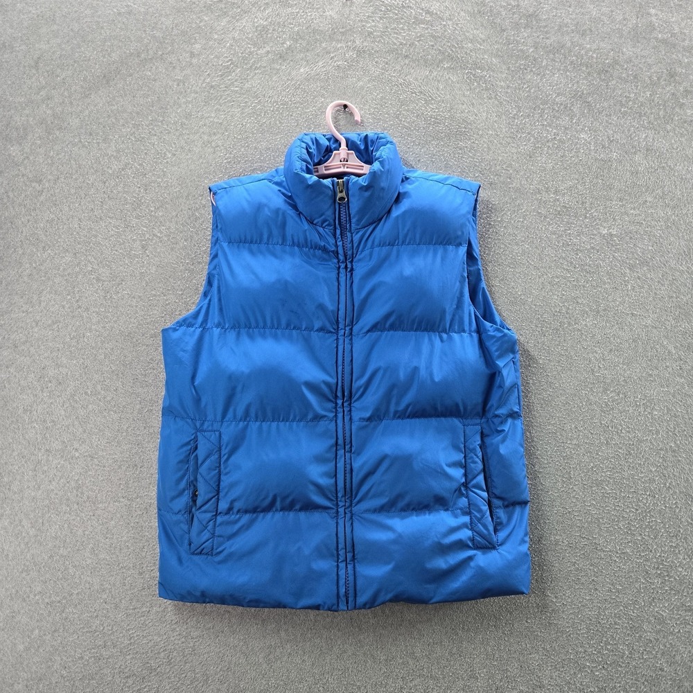 Arizona Jean Co. Men Jacket M Blue Puffer Vest Zipper‎ Sleeveless